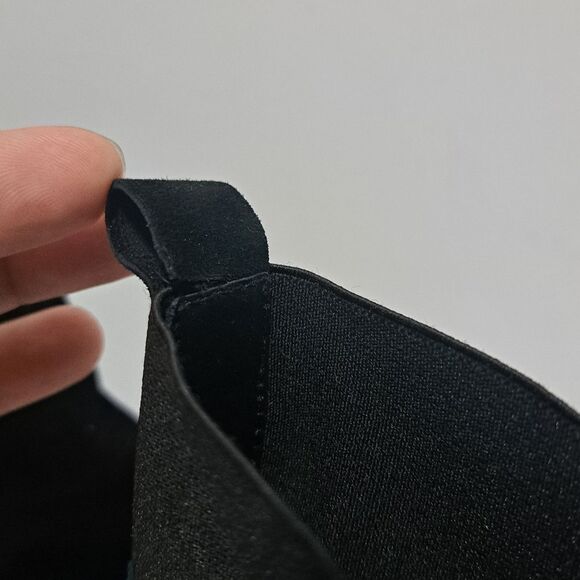 Antonio De Falia Slip On Leather Suede Goth Ankle Boots Block Heel Siz 8 Black - Picture 13 of 15